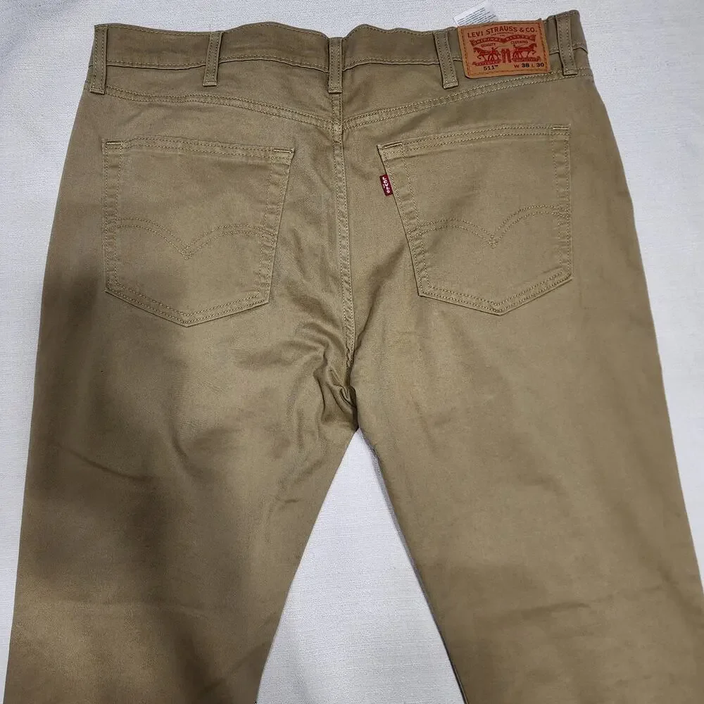 Levi's 511 slim sit below the waist slim throughout 38''x30'' men pants